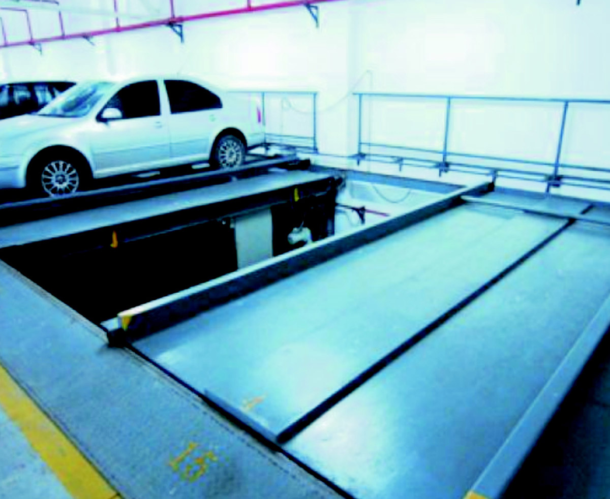 機械停車位PSH2-D1負一正一地坑二層升降橫移機械車位