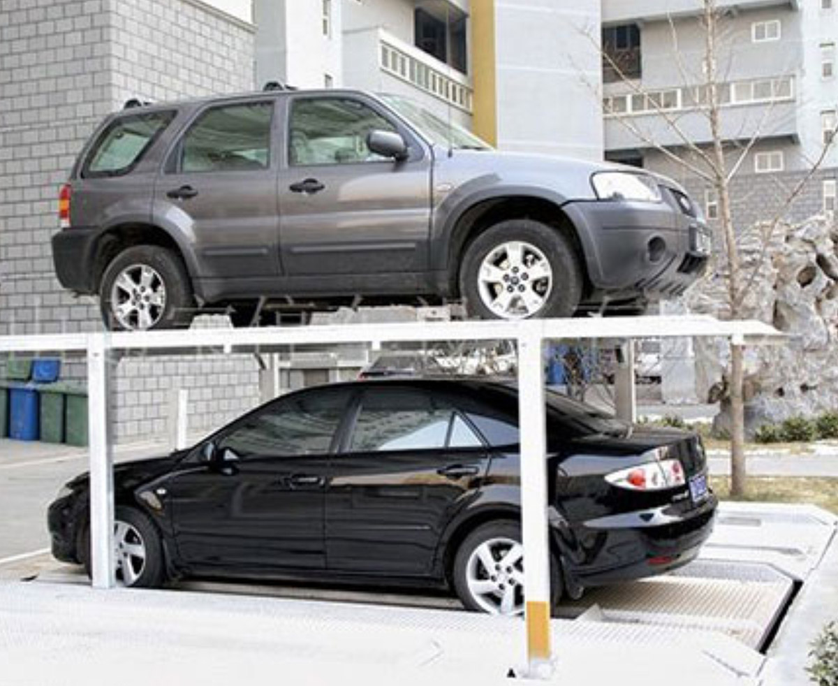 巴中機械停車位PJS2-D1二層地坑式簡易升降立體停車位